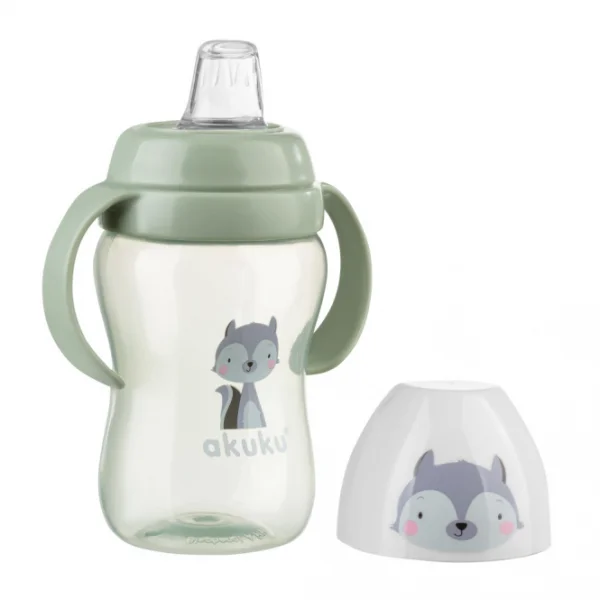 neišsiliejanti gertuvė nuo 6 mėn., 240 ml, A0220-RACCOON thumbnail 3