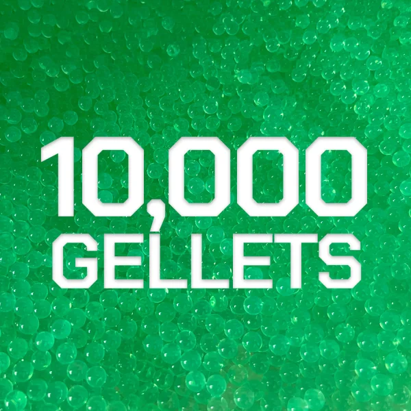  Gelio rutuliukai, žali, 10 000 vnt. thumbnail 2