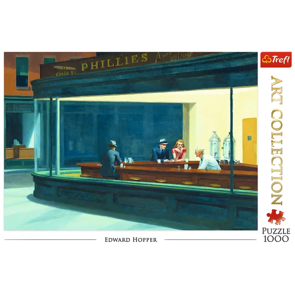 TREFL Dėlionė „Nighthawks“, 1000 det.
