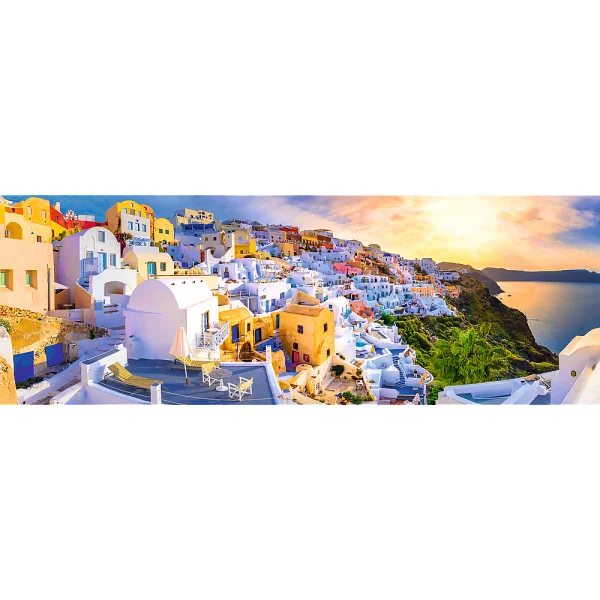 TREFL Panoraminė dėlionė „Santorini“, 1000 det. thumbnail 2