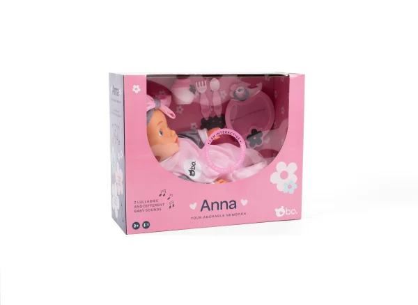  Interaktyvi lėlytė-naujagimis Anna, 42 cm thumbnail 2