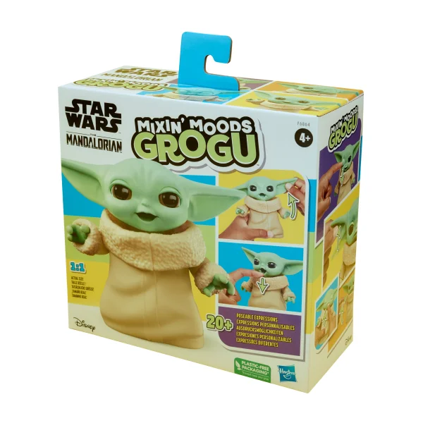  Veido išraišką keičianti Grogu figūrėlė, 12 cm thumbnail 5