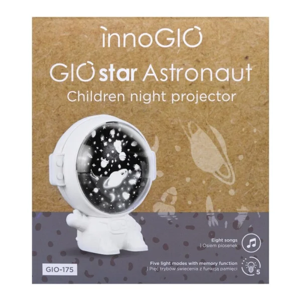 projektorius vaikiškas GIOstar astronautas GIO-175 thumbnail 3