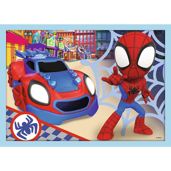TREFL  12+24+20+15 dėlionių rinkinys „Spidey“