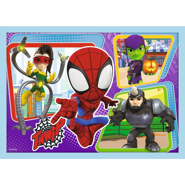 TREFL  12+24+20+15 dėlionių rinkinys „Spidey“ thumbnail 4