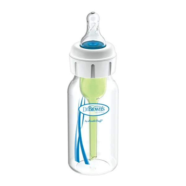  buteliukas siauru kakleliu su spec. paskirties vožtuvu, 120ml