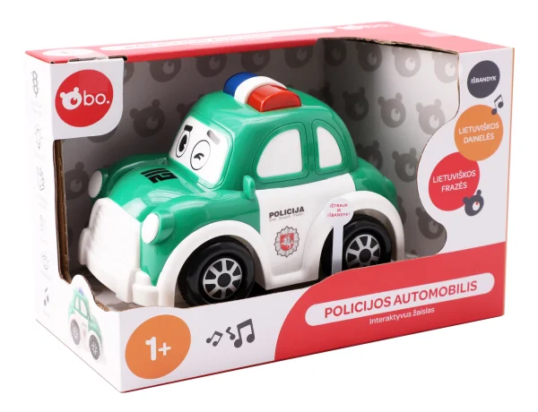  Interaktyvus policijos automobilis