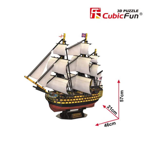 CUBICFUN 3D dėlionė „Laivas Karalienė Viktorija“