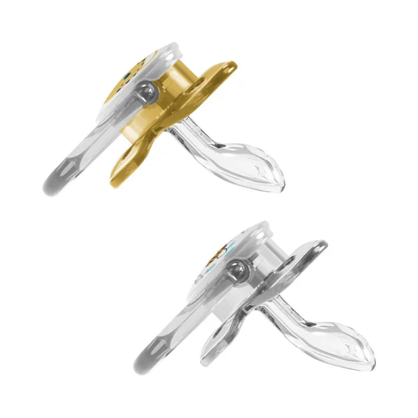  čiulptukai PREVENT BUTTERFLY 6-18 mėn., 2 vnt., geltoni