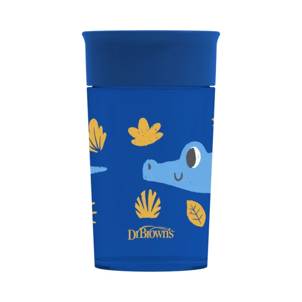 gertuvė su dangteliu CHEERS 360 DECO 300ml, mėlyna