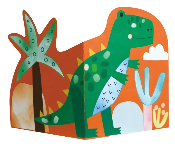  Tapyba akvarele ir origami: Dinozaurai thumbnail 6