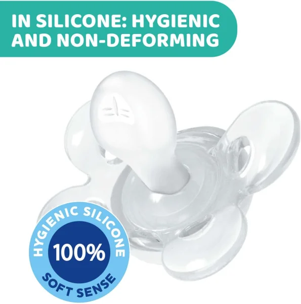 0-6 mėn. ortodontinis žindukas su sterilizavimo dėklu, PHYSIO COMFORT, "Mum effect" silikono thumbnail 6
