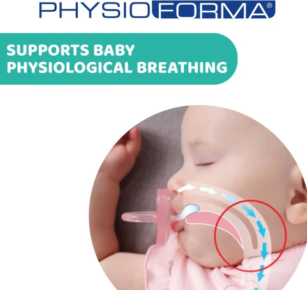 0-6 mėn. ortodontinis žindukas su sterilizavimo dėklu, PHYSIO COMFORT, "Mum effect" silikono thumbnail 2