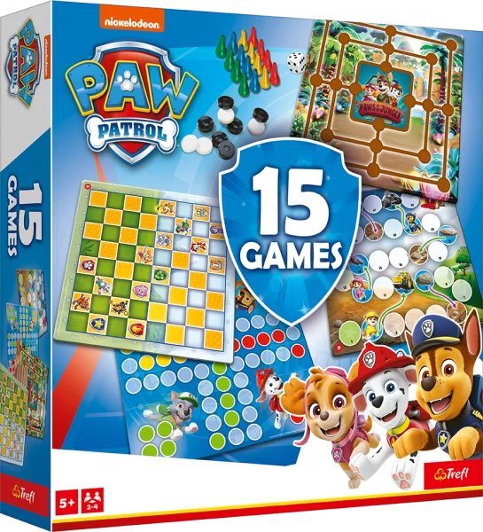  PAW PATROL 15 in 1 žaidimas „Šuniukai-patruliai“