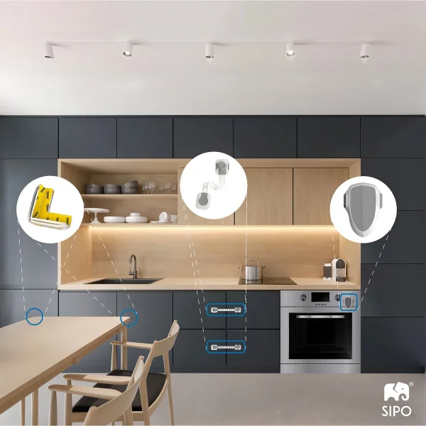 apsauga smart lock stalčiams durelėms 6 vnt SBS-214 thumbnail 7