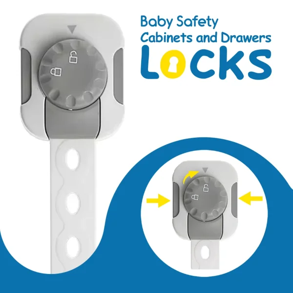 apsauga smart lock stalčiams durelėms 6 vnt SBS-214 thumbnail 3