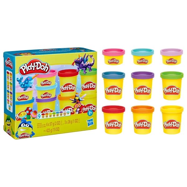  Plastilino rinkinys, 9 vnt.