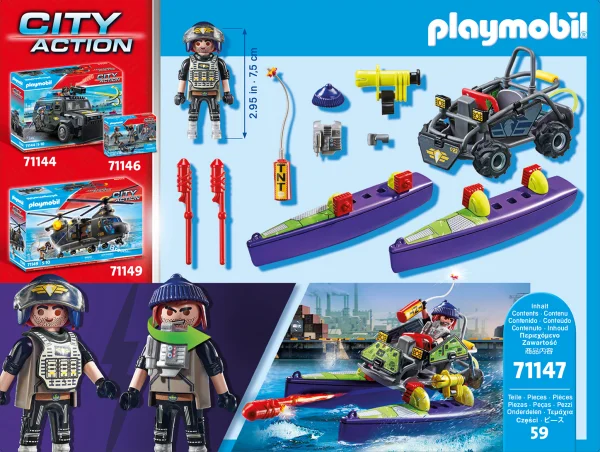  CITY ACTION Specialiųjų pajėgų keturratis 71147
