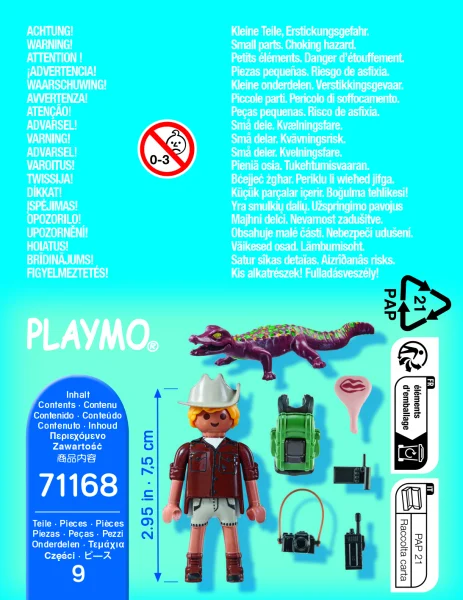  SPECIAL PLUS Tyrinėtojas su kaimanų jaunikliu 71168