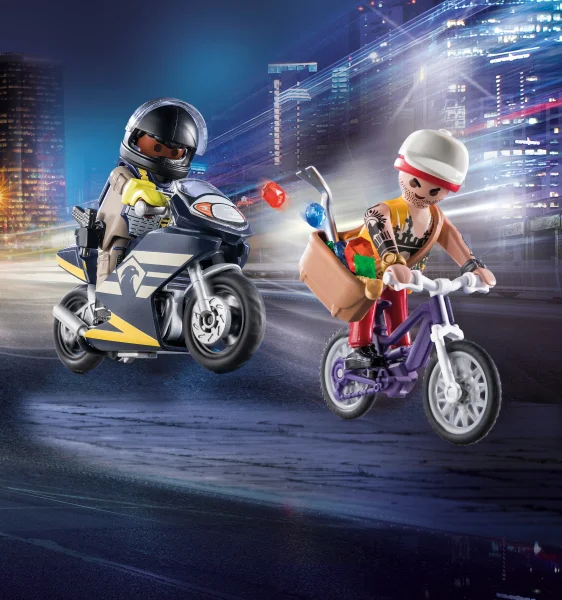  CITY ACTION Pradinis rinkinys su policininku ir vagimi 71255