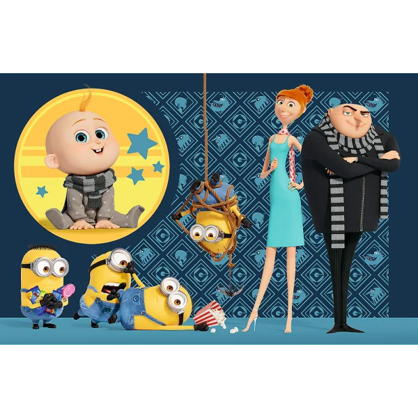  MINIONS mini dėlionė, 54 det. thumbnail 4