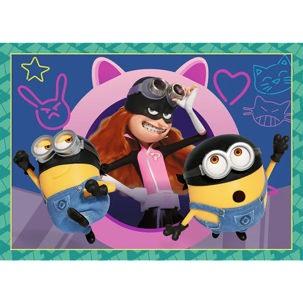  MINIONS 4 dėlionių rinkinys „Minions“ thumbnail 4