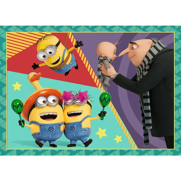  MINIONS 4 dėlionių rinkinys „Minions“ thumbnail 2