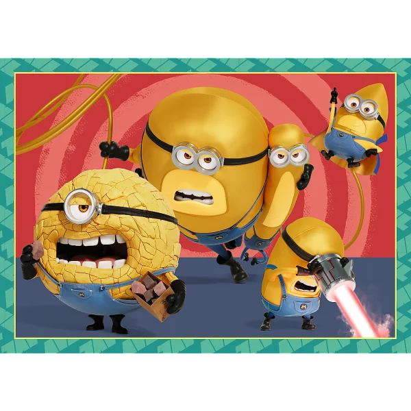  MINIONS 4 dėlionių rinkinys „Minions“