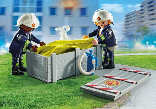  ACTION HEROES Ugniagesiai ir oro pagalvė 71465