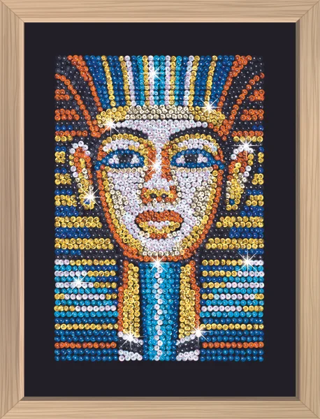  DIY „Sequin Art“ mėlynasis rinkinys „Tutanchamonas“