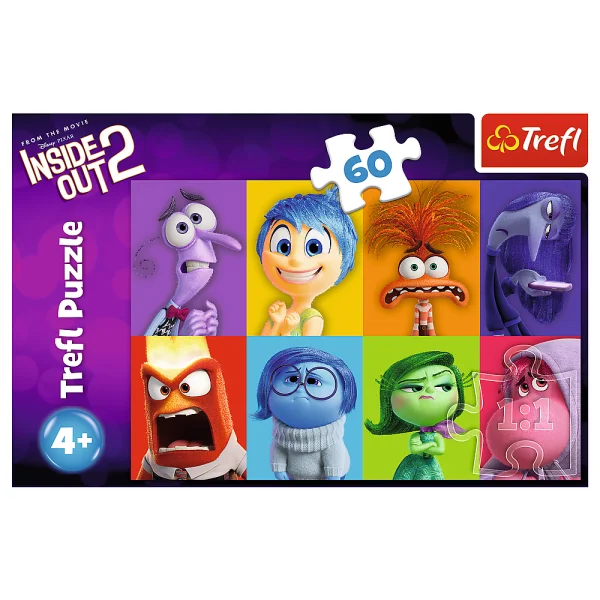  DISNEY Inside Out 2 Dėlionė, 60 det. thumbnail 2