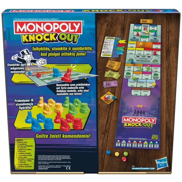  Žaidimas „Monopolis: Knockout“ (lietuvių k.) thumbnail 6