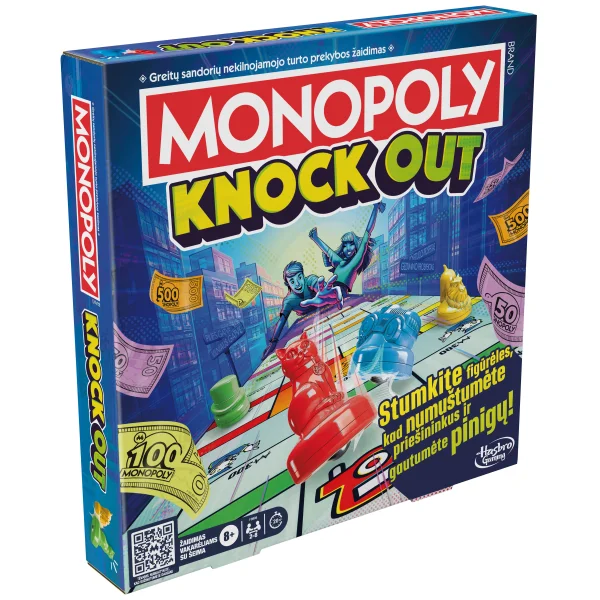  Žaidimas „Monopolis: Knockout“ (lietuvių k.)