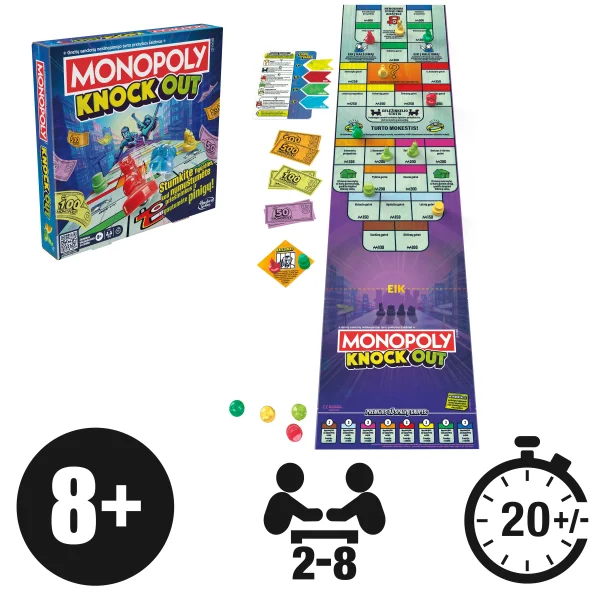  Žaidimas „Monopolis: Knockout“ (lietuvių k.) thumbnail 7