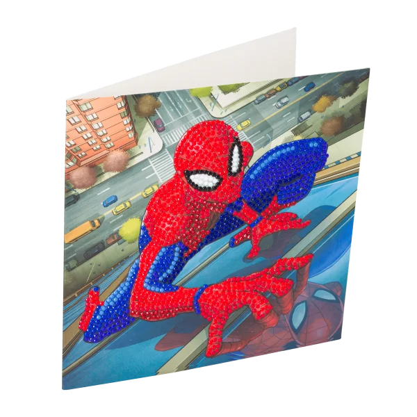 SPIDER-MAN CRYSTAL ART Atvirukas „Žmogus-voras“, 18 x 18 cm thumbnail 2