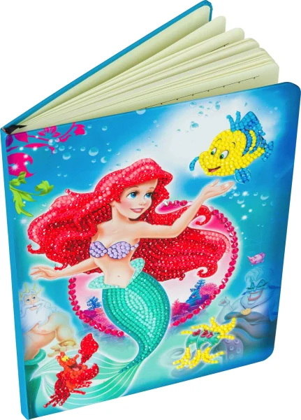 DISNEY PRINCESS CRYSTAL ART Užrašų knygelė „Mažoji undinėlė“ thumbnail 2