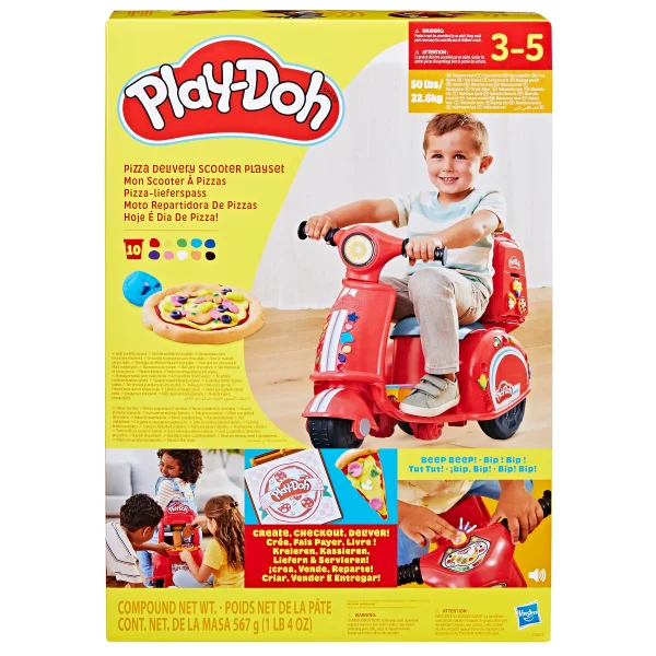  playset Pizza delivery scooter 49 cm