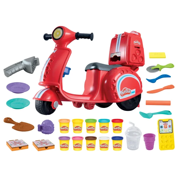  playset Pizza delivery scooter 49 cm thumbnail 2