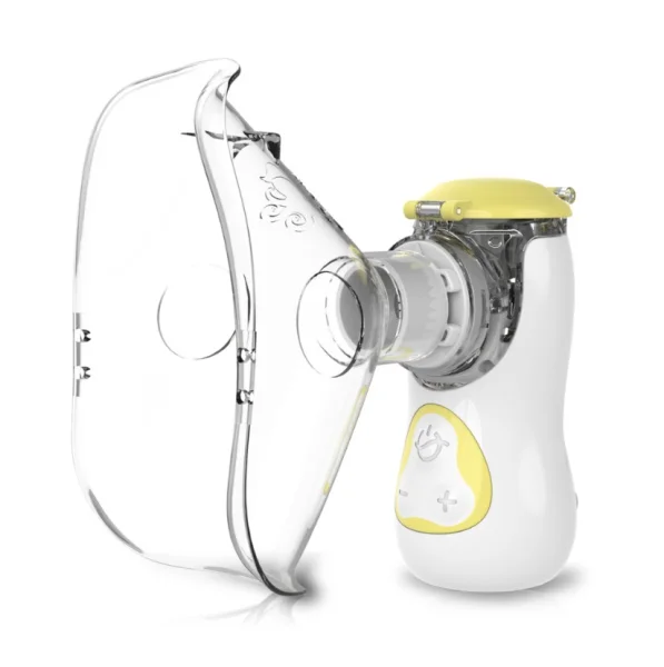 nešiojamas vaikiškas inhaliatorius AIR KIDS, YELLOW
