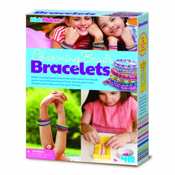 KidzMaker Kūrybinis rinkinys „Karoliukų apyrankės“