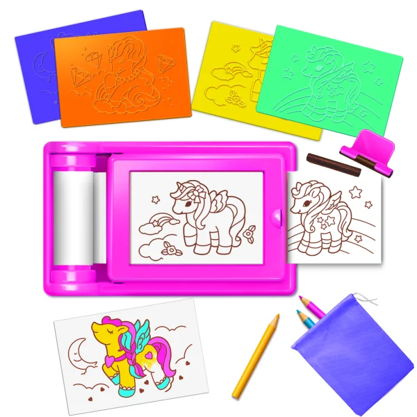  KidzMaker DIY rinkinys Menų studija „vienaragiai“