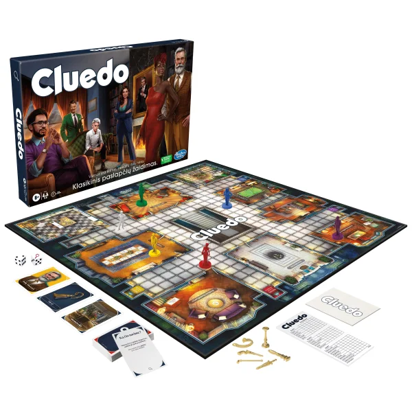 CLUEDO Klasikinis paslačių žaidimas, lietuvių k. thumbnail 3