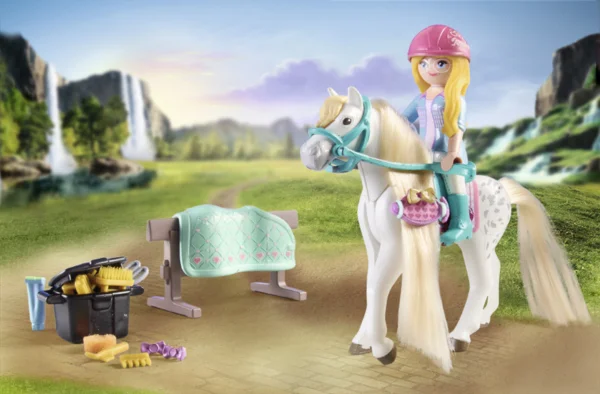  WORLD OF HORSES Arklių plovykla su Isabella ir Lioness 71354 thumbnail 4