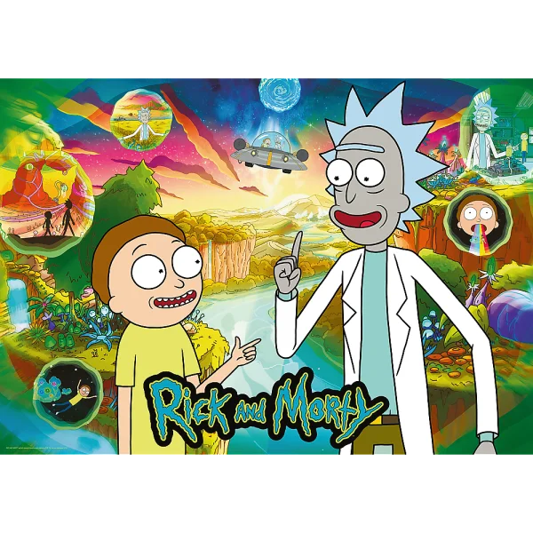  PREMIUM PLUS 1000 det. dėlionė „Rick and Morty“