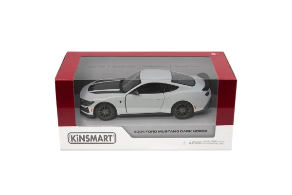 Automobilio modelis 2024 Ford Mustang Dark Horse, scale 1:38 thumbnail 4