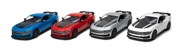  Automobilio modelis 2024 Ford Mustang Dark Horse, scale 1:38 thumbnail 2