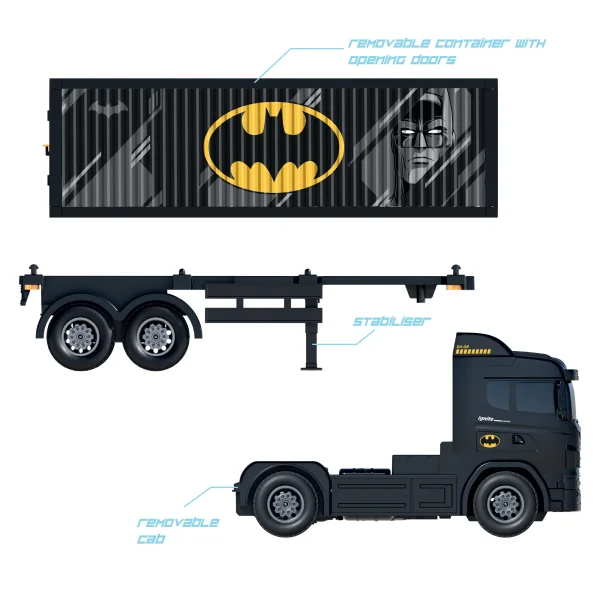 Batman R/C  Visureigis Mission, 55cm