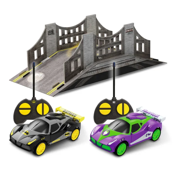 Batman vs The Joker dvigubas RC automobilių rinkinys, 1:28