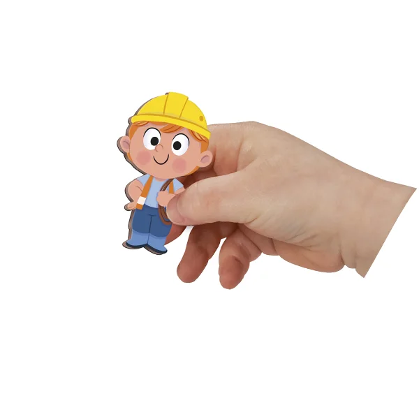  Magnetinė knygelė „Statybų aikštelė“ thumbnail 5