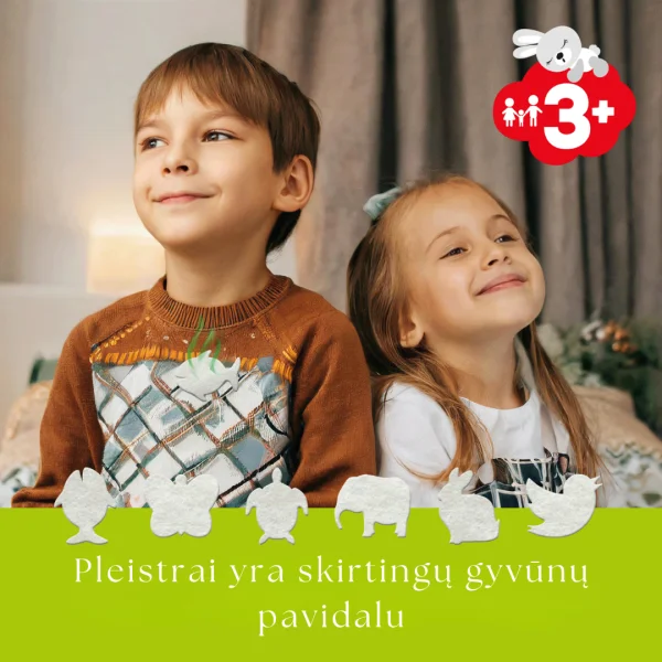 kvėpavimo pleistrai MY LITTLE NOSE ANIMALS, 6 vnt. thumbnail 2